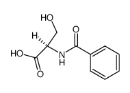 N-benzoyl-D-serine结构式