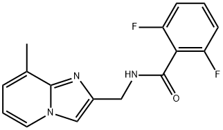 2,6-difluoro-N-((8-methylimidazo[1,2-a]pyridin-2-yl)methyl)benzamide Structure