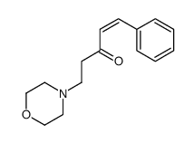 5-morpholin-4-yl-1-phenylpent-1-en-3-one结构式