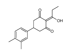 5-(3,4-dimethylphenyl)-2-(1-hydroxypropylidene)cyclohexane-1,3-dione结构式