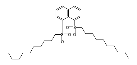 1,8-bis(decylsulfonyl)naphthalene结构式