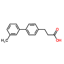 3-(3'-Methyl-4-biphenylyl)propanoic acid Structure