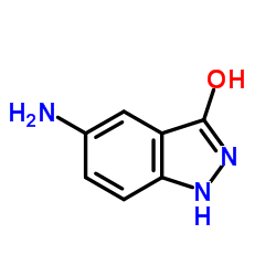 5-氨基-3-羟基-1H-吲唑结构式