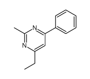4-ethyl-2-methyl-6-phenylpyrimidine Structure