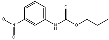 propyl n-(3-nitrophenyl)carbamate结构式