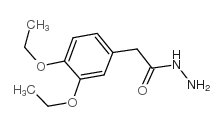 3,4-二甲氧基苯乙酰肼结构式