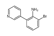 2-bromo-6-pyridin-3-ylaniline Structure