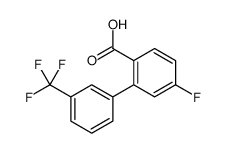 4-fluoro-2-[3-(trifluoromethyl)phenyl]benzoic acid Structure