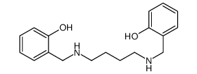 2-[[4-[(2-hydroxyphenyl)methylamino]butylamino]methyl]phenol结构式