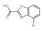 4-溴苯并[d]噁唑-2-羧酸结构式