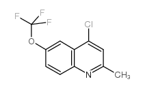 4-chloro-2-methyl-6-(trifluoromethoxy)quinoline结构式