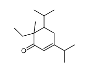 6-ethyl-3,5-bis(isopropyl)-6-methylcyclohexen-1-one结构式