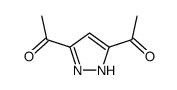 1-(3-acetyl-1H-pyrazol-5-yl)ethanone结构式