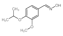 (NE)-N-[(3-methoxy-4-propan-2-yloxyphenyl)methylidene]hydroxylamine Structure
