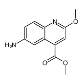 6-amino-2-methoxy-quinoline-4-carboxylic acid methyl ester Structure