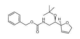 benzyl (R)-2-tert-butoxy-2-((S)-2,5-dihydrofuran-2-yl)ethyl carbamate结构式
