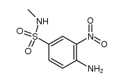 3-Nitro-4-amino-benzolsulfonsaeure-methylamid结构式