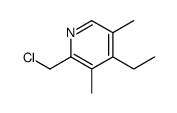2-氯甲基-3.5-二甲基-4-乙基吡啶盐酸盐结构式