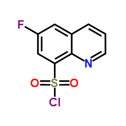 6-Fluoro-8-quinolinesulfonyl chloride Structure