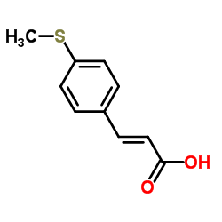 对甲硫基肉桂酸结构式