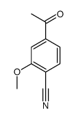 4-acetyl-2-methoxybenzonitrile Structure