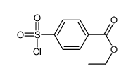 4-甲酸乙酯苯磺酰氯结构式