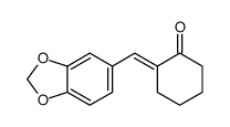 2-(1,3-benzodioxol-5-ylmethylidene)cyclohexan-1-one Structure
