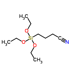 4-(三乙氧基)硅基丁腈结构式