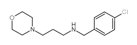 (4-氯苄基)-(3-吗啉-4-丙基)胺结构式