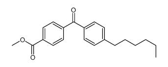 methyl 4-(4-hexylbenzoyl)benzoate结构式