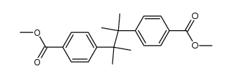 4,4'-(1,1,2,2-tetramethyl-1,2-ethanediyl)bisbenzoic acid dimethyl ester Structure