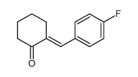2-[(4-fluorophenyl)methylidene]cyclohexan-1-one结构式