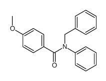 N-benzyl-4-methoxy-N-phenylbenzamide结构式