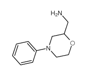 (4-苯基吗啉-2-基)甲胺结构式