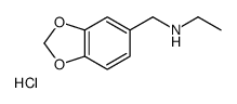 N-(苯并[d][1,3]二氧代l-5-甲基)乙胺盐酸盐结构式