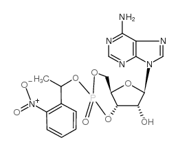 ADENOSINE 3',5'-CYCLIC MONOPHOSPHATE, P1-(2-NITROPHENYL)ETHYL ESTER结构式