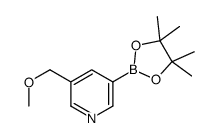 5-(甲氧基甲基)吡啶-3-硼酸频那醇酯结构式