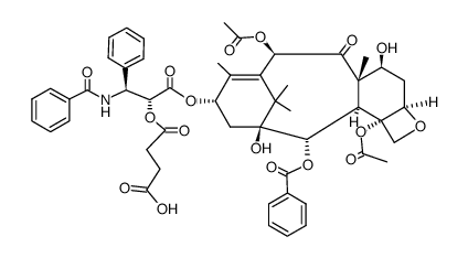 Paclitaxel-Succinic acid Structure