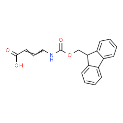 Fmoc-trans-4-aminocrotonic acid Structure