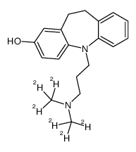 2-Hydroxy imipramine-d6结构式