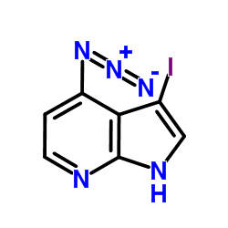 4-Azido-3-iodo-7-azaindole Structure