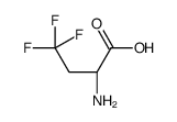 (2R)-2-amino-4,4,4-trifluorobutanoic acid Structure