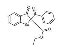 ethyl 2-benzoyl-3-oxo-2,3-dihydrobenzo[b]selenophene-2-carboxylate Structure