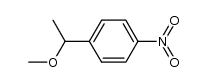 1-(4-nitrophenyl)ethyl methyl ether结构式