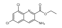 ethyl 3-amino-6,8-dichloroquinoline-2-carboxylate Structure