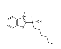 2-(2-hydroxyoctan-2-yl)-3-methylbenzo[d]thiazol-3-ium iodide Structure