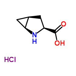 (1r,3r,5r)-rel-2-氮杂双环[3.1.0]己烷-3-羧酸盐酸盐结构式
