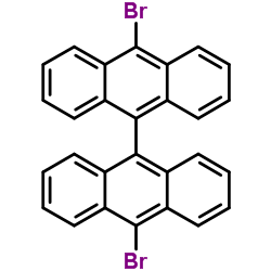 10,10'-二溴-9,9'-联二蒽结构式
