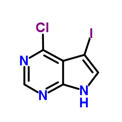 4-Chloro-5-iodo-7H-pyrrolo[2,3-d]pyrimidine Structure