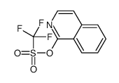 isoquinolin-1-yl trifluoromethanesulfonate Structure